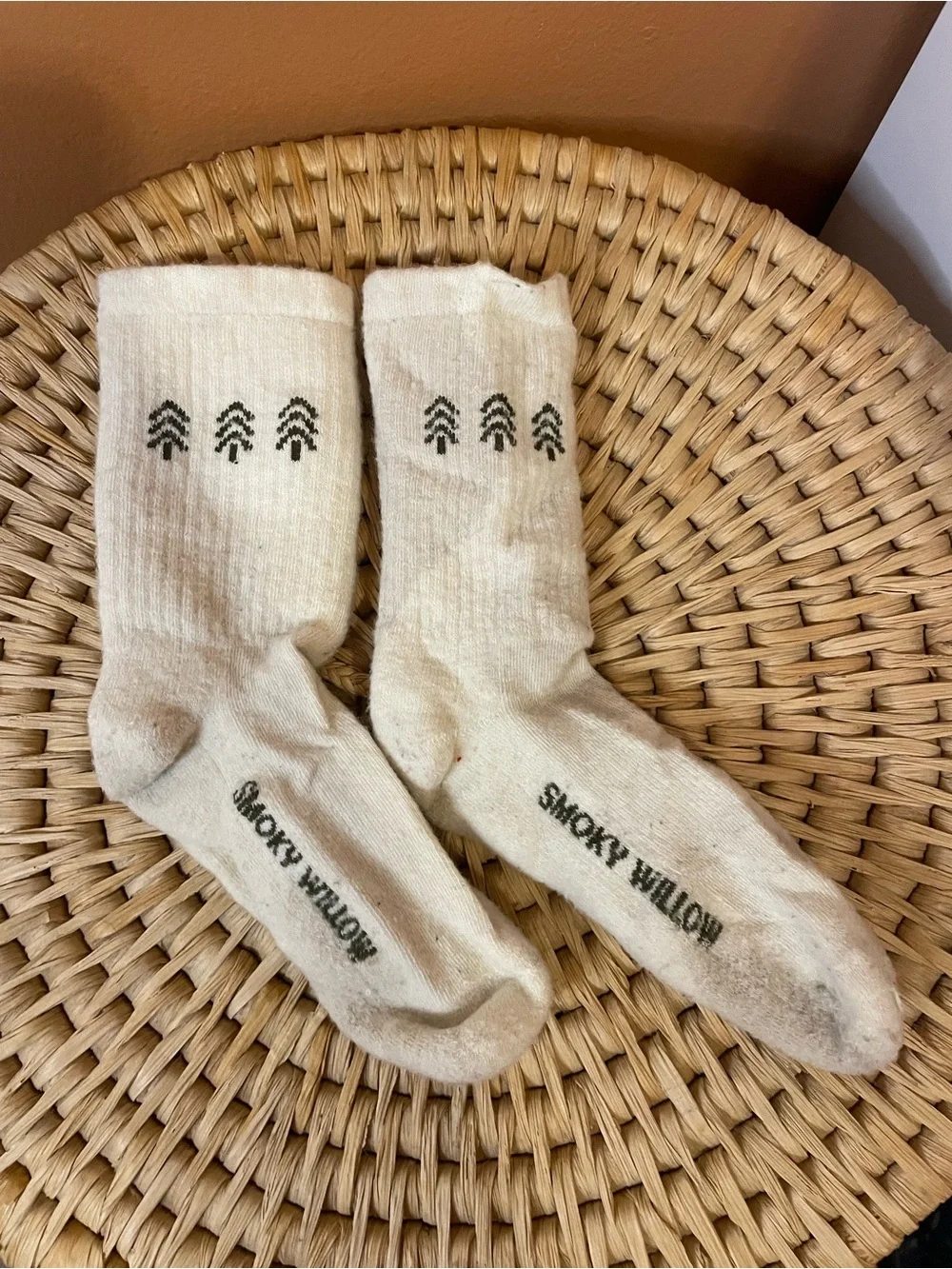 Smoky Willow Timber Wool Socks Size Small
